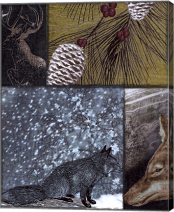 Framed On the Hunt V Print