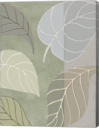 Framed Leaf Story V Print