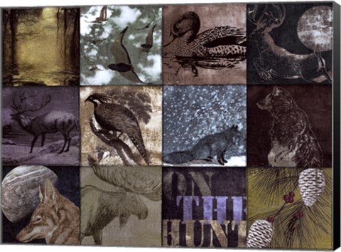 Framed On the Hunt I Print