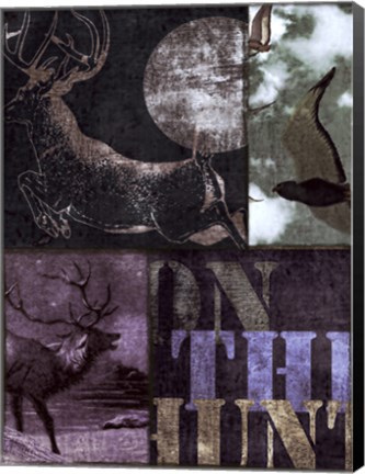 Framed On the Hunt II Print