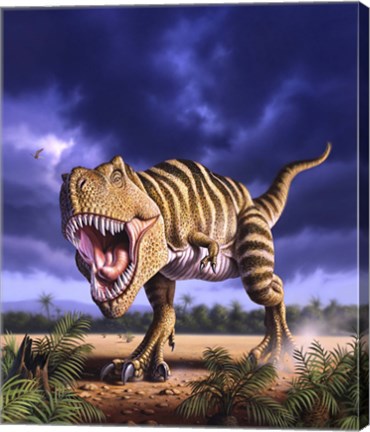 Framed Tyrannosaurus Rex Print
