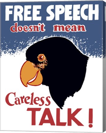 Framed Free Speech Print