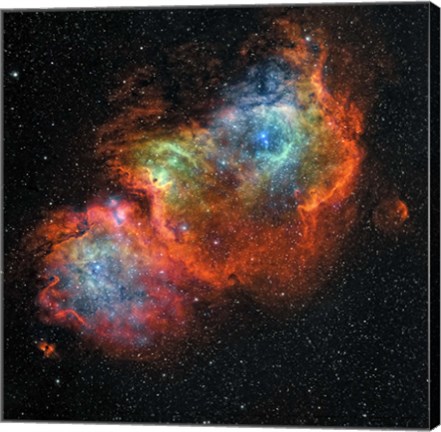 Framed IC 1848, Soul Nebula Print