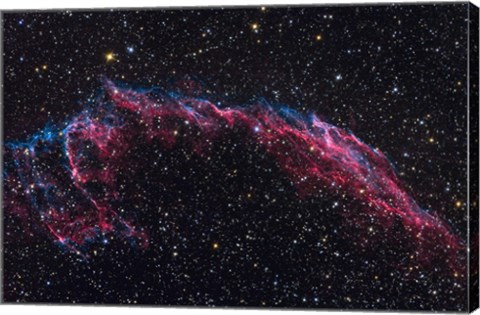 Framed Eastern Veil Nebula Print