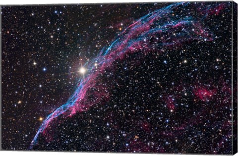 Framed Western Veil Nebula Print