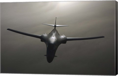 Framed B-1 Bomber Print