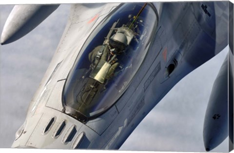Framed Belgian F-16 Fighting Falcon Print