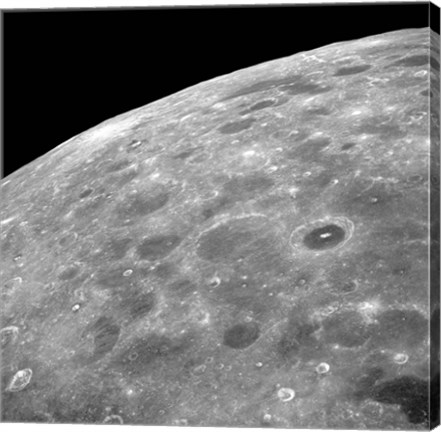 Framed Lunar Surface Print
