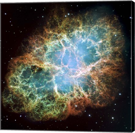 Framed Crab Nebula Print