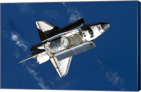 Framed Space Shuttle Discovery Print