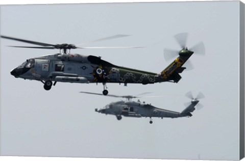 Framed SH-60F and HH-60H Seahawk Print