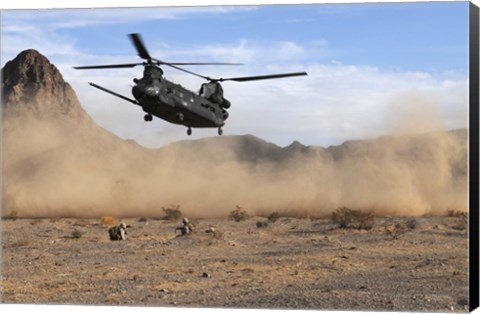 Framed CH-47 Chinook Print