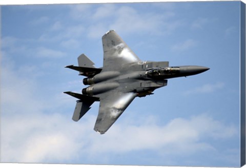 Framed F-15E Strike Eagle Print