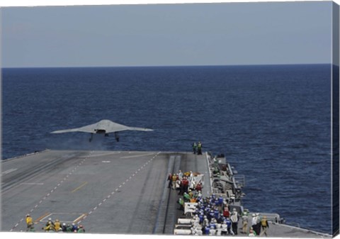 Framed X-47B Combat Air System Print