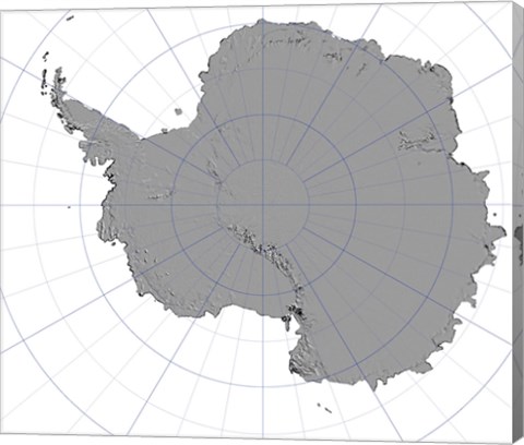 Framed Antarctica Print