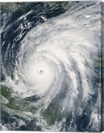 Framed Hurricane Wilma Print