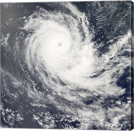 Framed Tropical Cyclone Carina Print