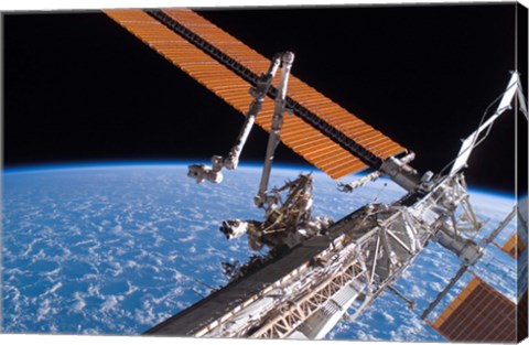Framed Canadarm 2 Print
