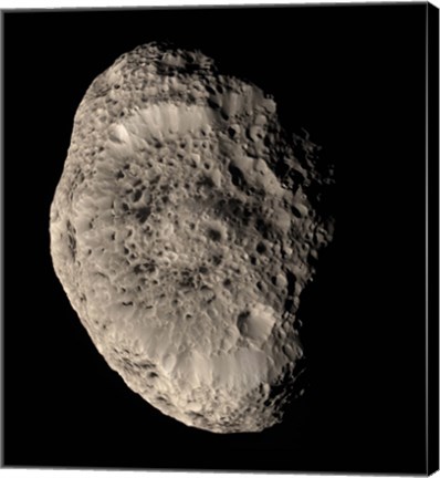 Framed Saturn&#39;s Moon Print