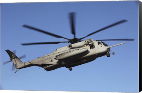 Framed US Marine Corps CH-53 Sea Stallion Print