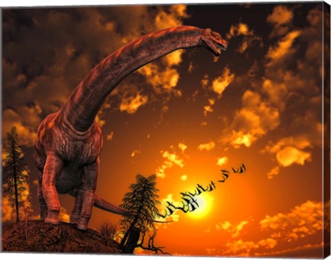 Framed Argentinosaurus Print