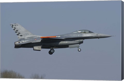 Framed F-16C Fighting Falcon of the Italian Air Force Print