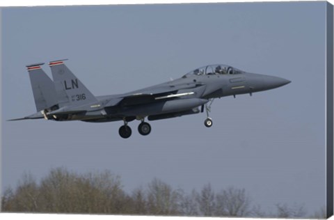 Framed US Air Force F-15E Strike Eagle Print