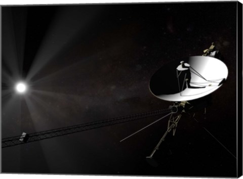 Framed Voyager 1 Print