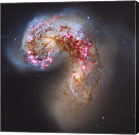 Framed Antennae Galaxies Print