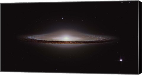 Framed Sombrero Galaxy Print