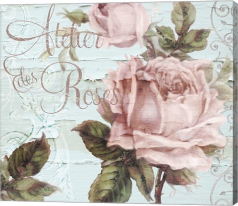 Framed Atelier De Roses Print