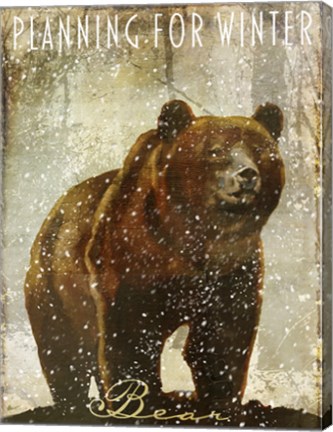 Framed Winter Game Three Print