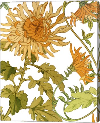 Framed Autumn Garden I Print