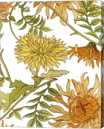 Framed Autumn Garden II Print