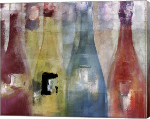 Framed Bouteilles II Print