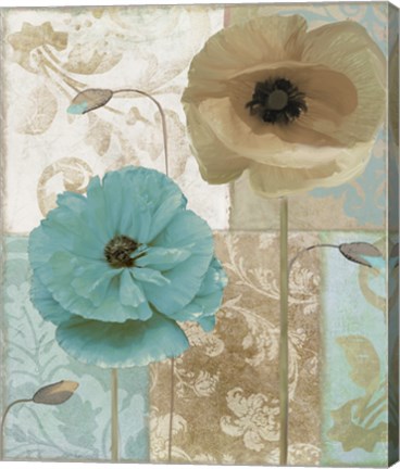 Framed Beach Poppies I Print