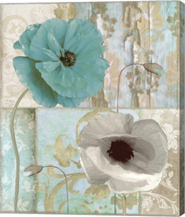 Framed Beach Poppies II Print