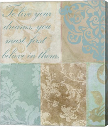 Framed Live Your Dreams Print