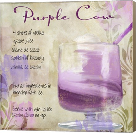 Framed Cocktail Quartet IV Print