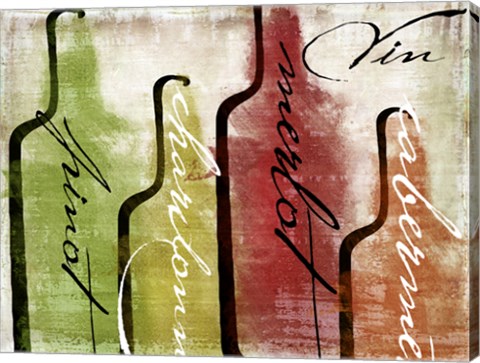 Framed Wine Tasting I Print