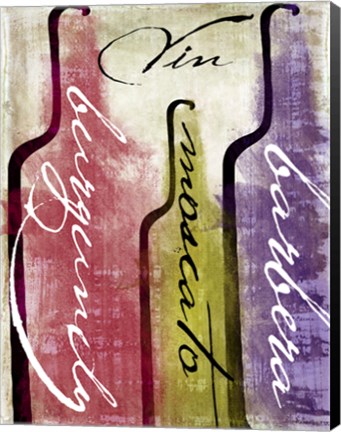 Framed Wine Tasting II Print