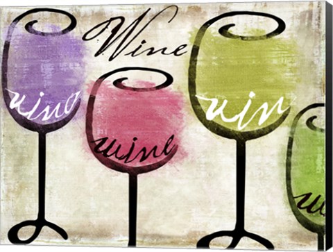 Framed Wine Tasting III Print