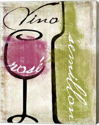 Framed Wine Tasting IV Print