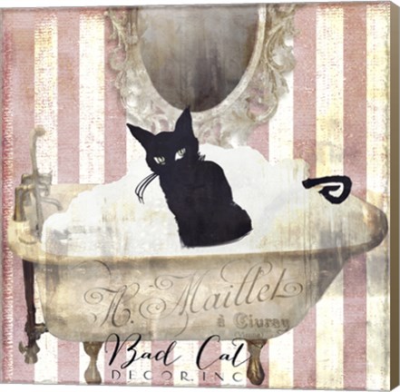 Framed Bad Cat II Print