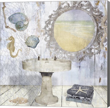 Framed Beach House II Print