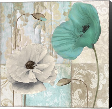 Framed Beach Poppies III Print