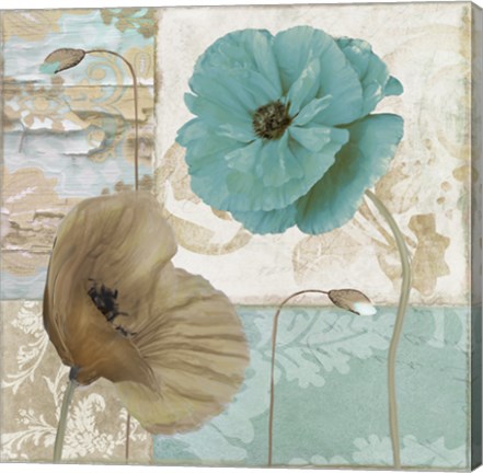 Framed Beach Poppies IV Print