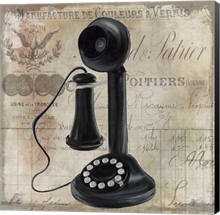 Framed Call Waiting I Print