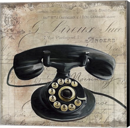 Framed Call Waiting II Print