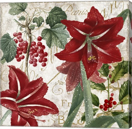 Framed Christmas In Paris II Print